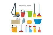 Cleaning Tools Isolated