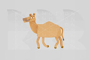 3d illustration. Camel.