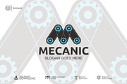 Mechanic - Letter M Logo