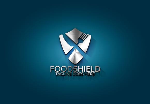 Food Shield Logo in Logo Templates - product preview 2