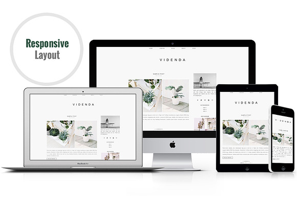 Responsive WP Theme - Videnda in WordPress Commerce Themes - product preview 2