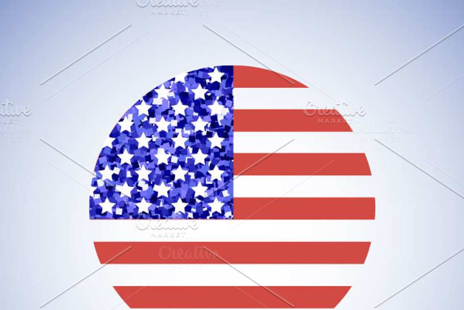 Veterans day concept with usa flag