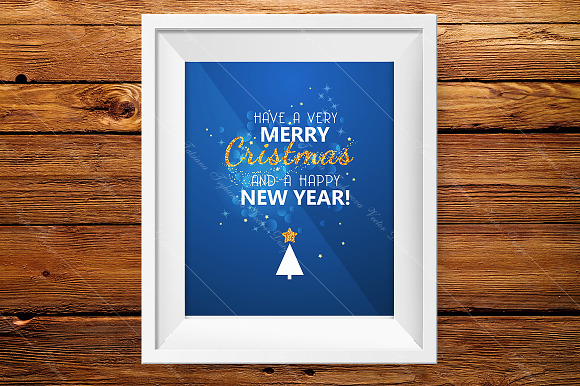 Christmas greeting card. New Year in Illustrations - product preview 1