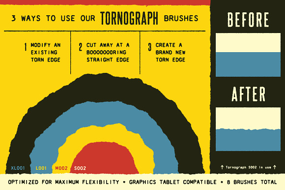 Torn-O-Matic | Edge Modification Kit in Photoshop Brushes - product preview 4