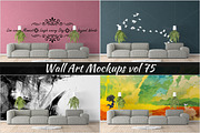 Wall Mockup - Sticker Mockup Vol 75