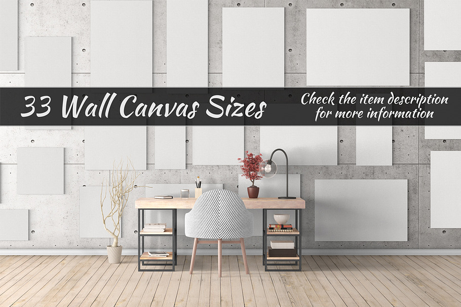 Canvas Mockups Vol 23 in Print Mockups - product preview 8
