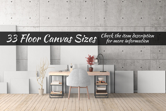 Canvas Mockups Vol 23 in Print Mockups - product preview 2