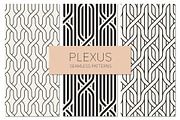Plexus Seamless Patterns Set 1