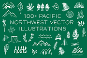 100+ PNW Vector Illustrations