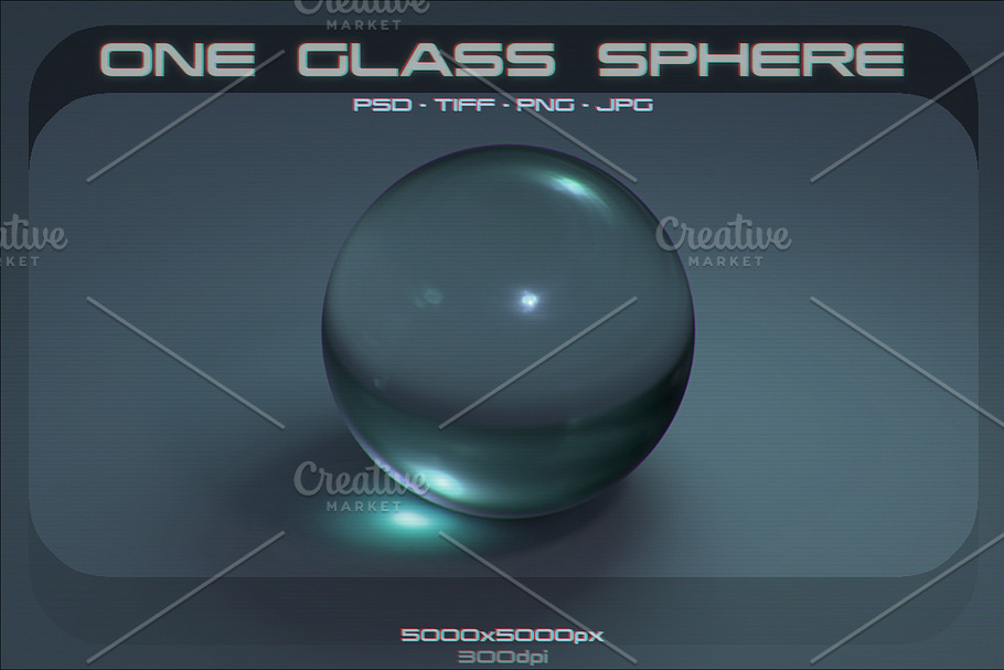 One Glass Sphere in Illustrations - product preview 8