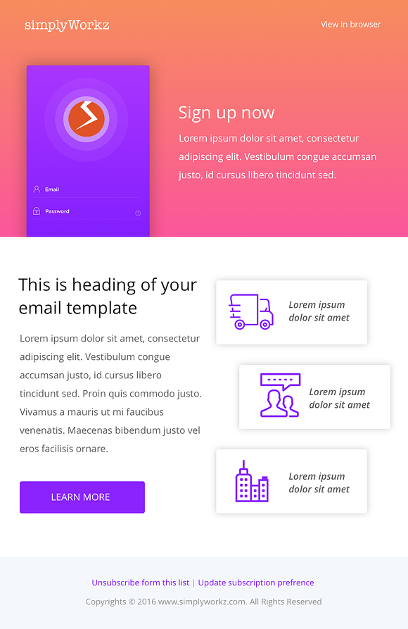 5 Email Templates Bundle Sketch  in Email Templates - product preview 2