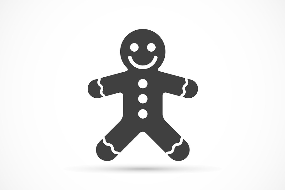 Gingerbread icon in Graphics - product preview 8