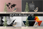 Wall Mockup - Sticker Mockup Vol 78