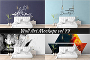Wall Mockup - Sticker Mockup Vol 79