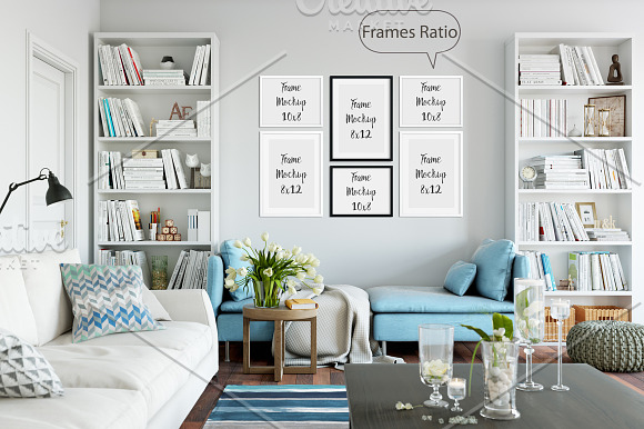 Frame & Wall Mockup 05 in Print Mockups - product preview 1