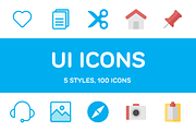 600+ UI Icons 
