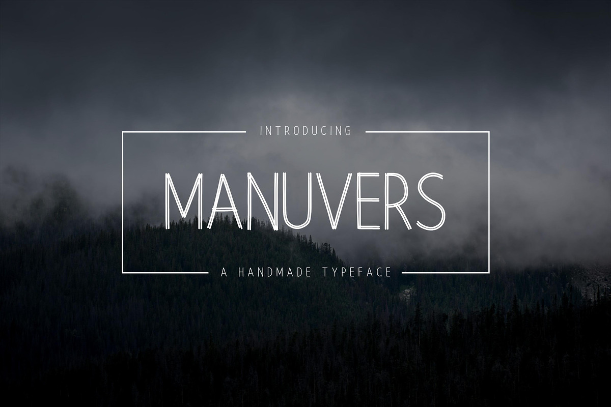 Manuvers - Handmade Sans Font - in Sans-Serif Fonts - product preview 8