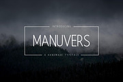 Manuvers - Handmade Sans Font -