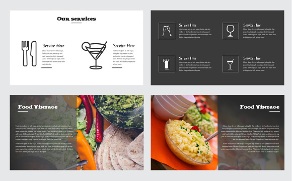 Food Vintage Powerpoint Template in PowerPoint Templates - product preview 3