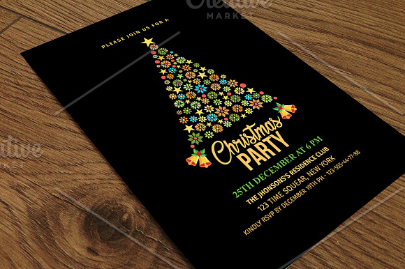 Christmas Party Invitations Template in Templates - product preview 3