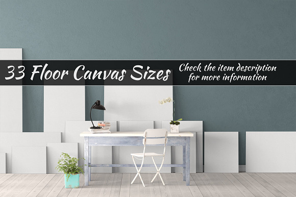 Canvas Mockups Vol 33 in Print Mockups - product preview 2