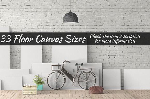 Canvas Mockups Vol 34 in Print Mockups - product preview 3
