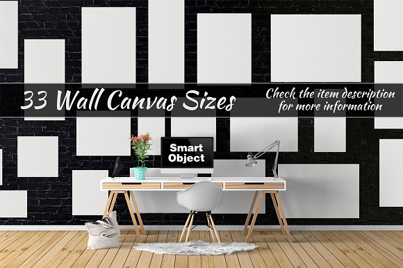 Canvas Mockups Vol 35 in Print Mockups - product preview 3