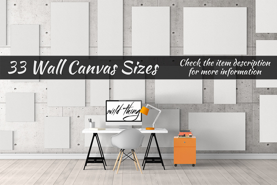 Canvas Mockups Vol 36 in Print Mockups - product preview 8