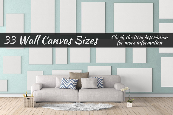 Canvas Mockups Vol 37 in Print Mockups - product preview 3
