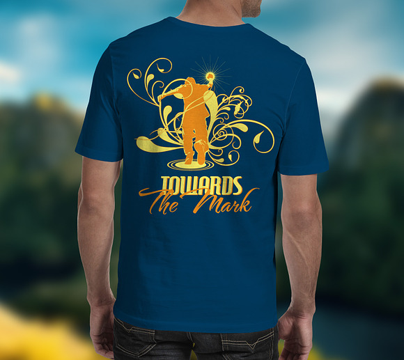 Towards the Mark T-Shirt Template in Templates - product preview 2