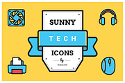 Sunny Tech Icons