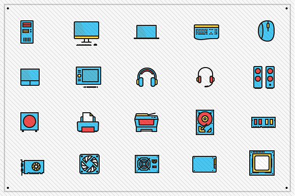 Sunny Tech Icons in Technology Icons - product preview 1