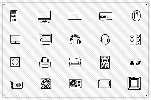Sunny Tech Icons in Technology Icons - product preview 3