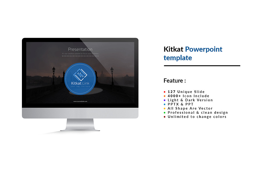 Kitkat Powerpoint Template in PowerPoint Templates - product preview 8