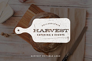Harvest Cutting Board Logo