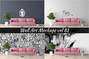 Wall Mockup - Sticker Mockup Vol 81