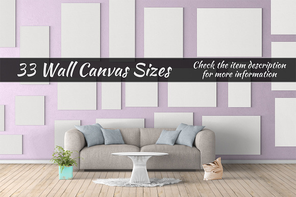 Canvas Mockups Vol 39 in Print Mockups - product preview 1