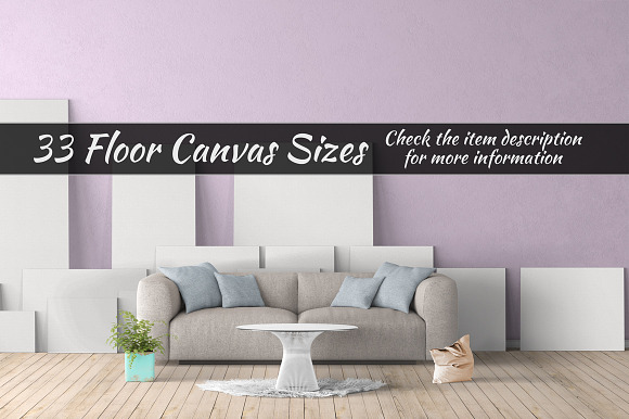 Canvas Mockups Vol 39 in Print Mockups - product preview 3