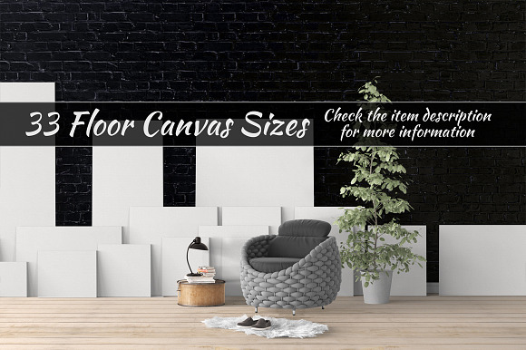 Canvas Mockups Vol 40 in Print Mockups - product preview 1