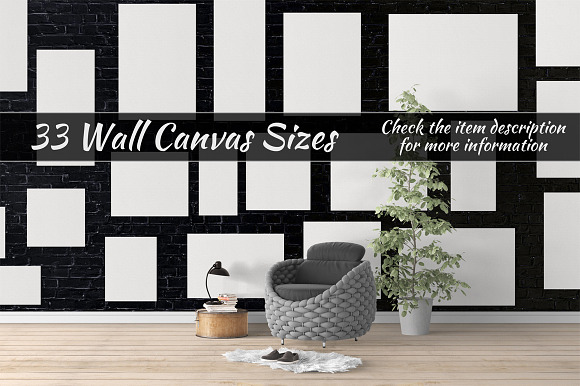 Canvas Mockups Vol 40 in Print Mockups - product preview 3