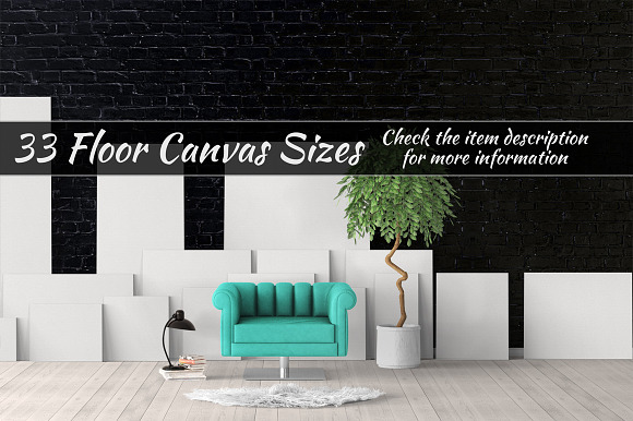 Canvas Mockups Vol 42 in Print Mockups - product preview 1