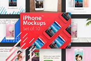 10 iPhone™ Mockups