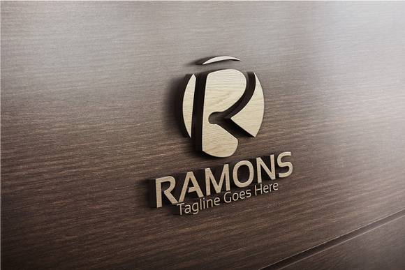 Ramons / R Letter Logo in Logo Templates - product preview 3