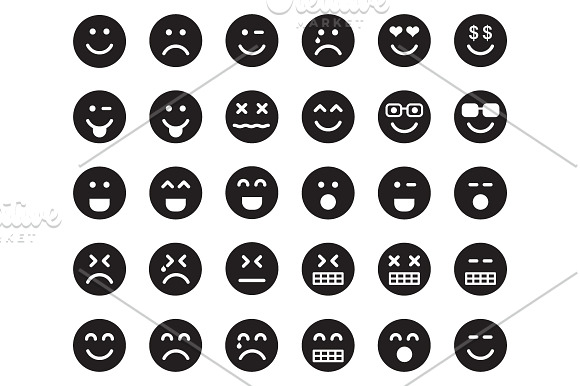 EMOJIS in Heart Emoticons - product preview 2