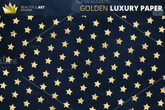 Golden Luxury Digital Papers in Textures - product preview 4