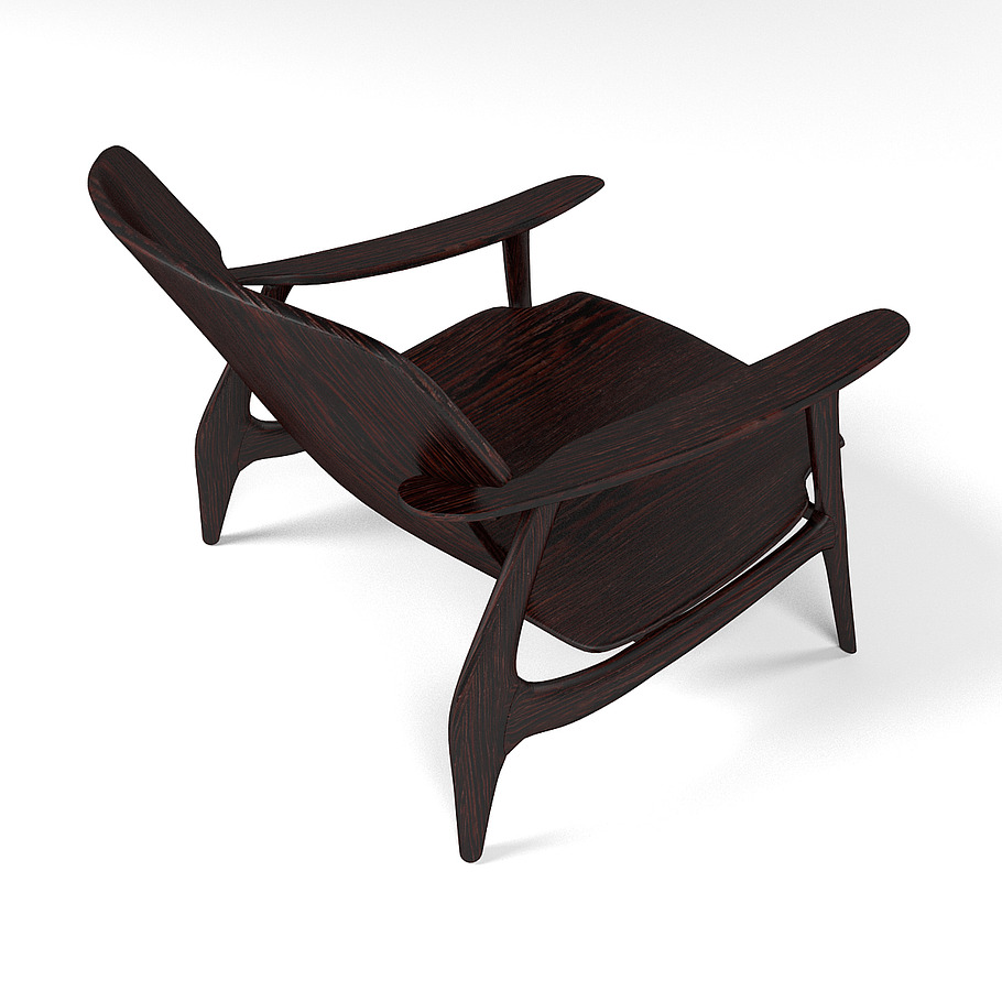 DIZ armchair by Sergio Rodrigues in Furniture - product preview 3