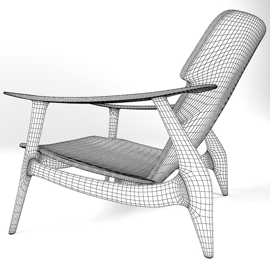 DIZ armchair by Sergio Rodrigues in Furniture - product preview 5
