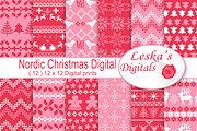 Nordic Christmas Digital Paper