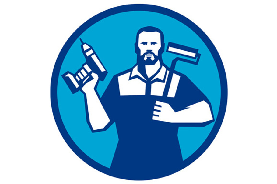 Bearded Handyman Cordless Drill 