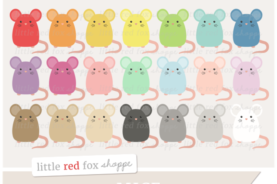 Mouse Clipart in Illustrations - product preview 8